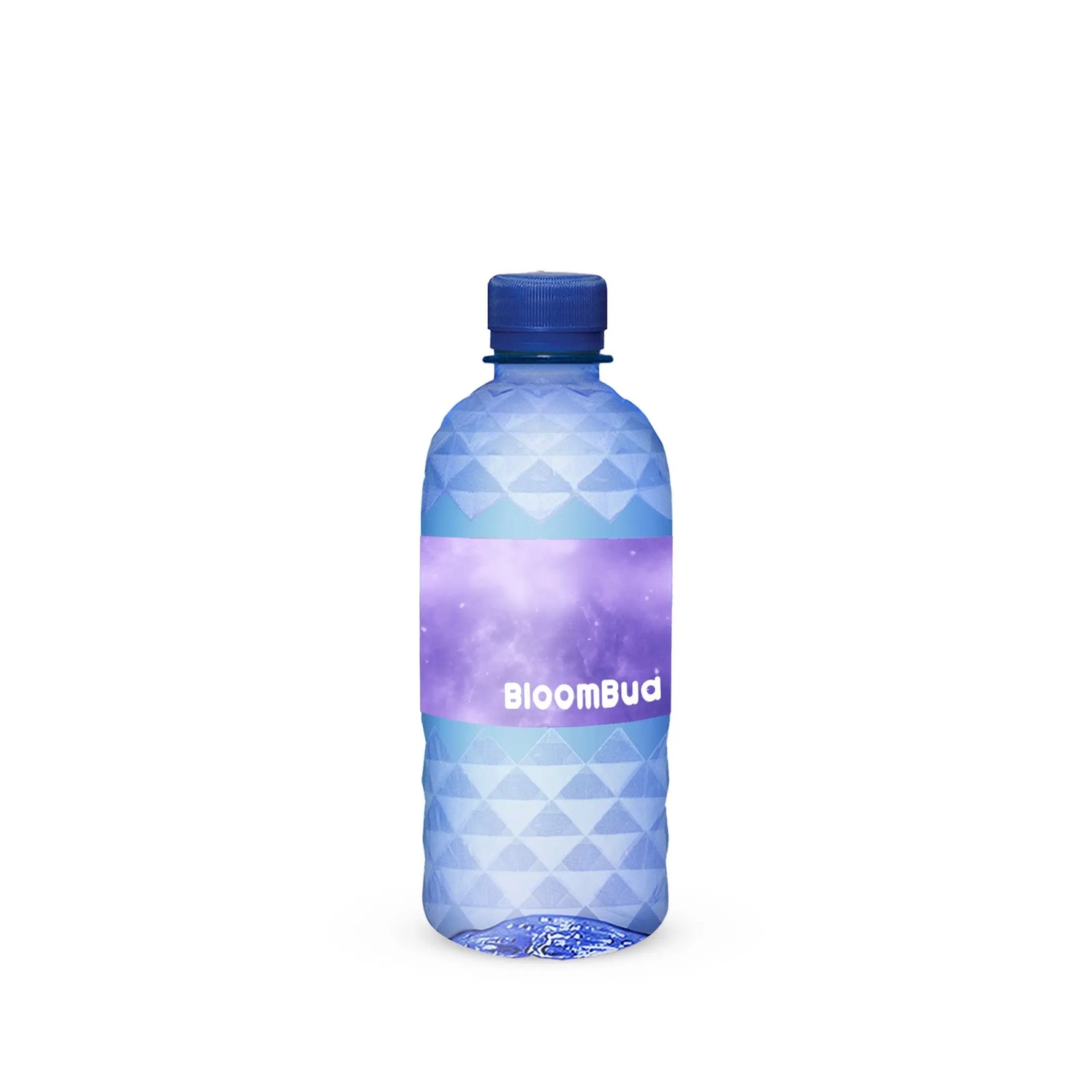 Custom Blue Diamond Cut Bottle 12oz with Premium Cap Color HiStandards