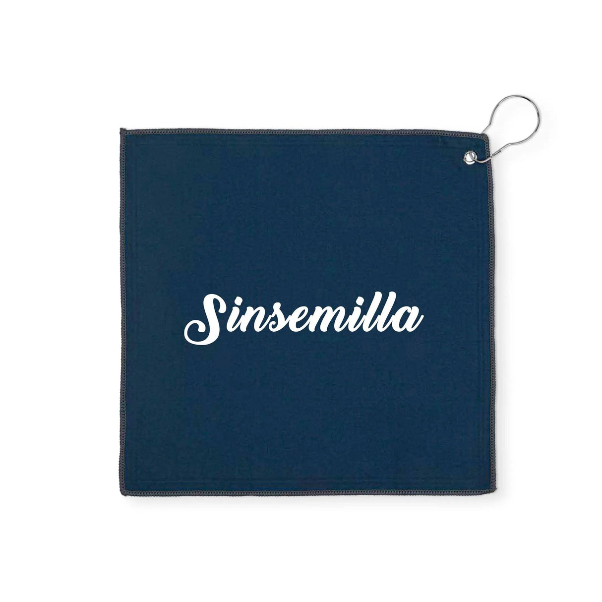 Custom 12" Recycled Golf Towel with Carabiner HiStandards