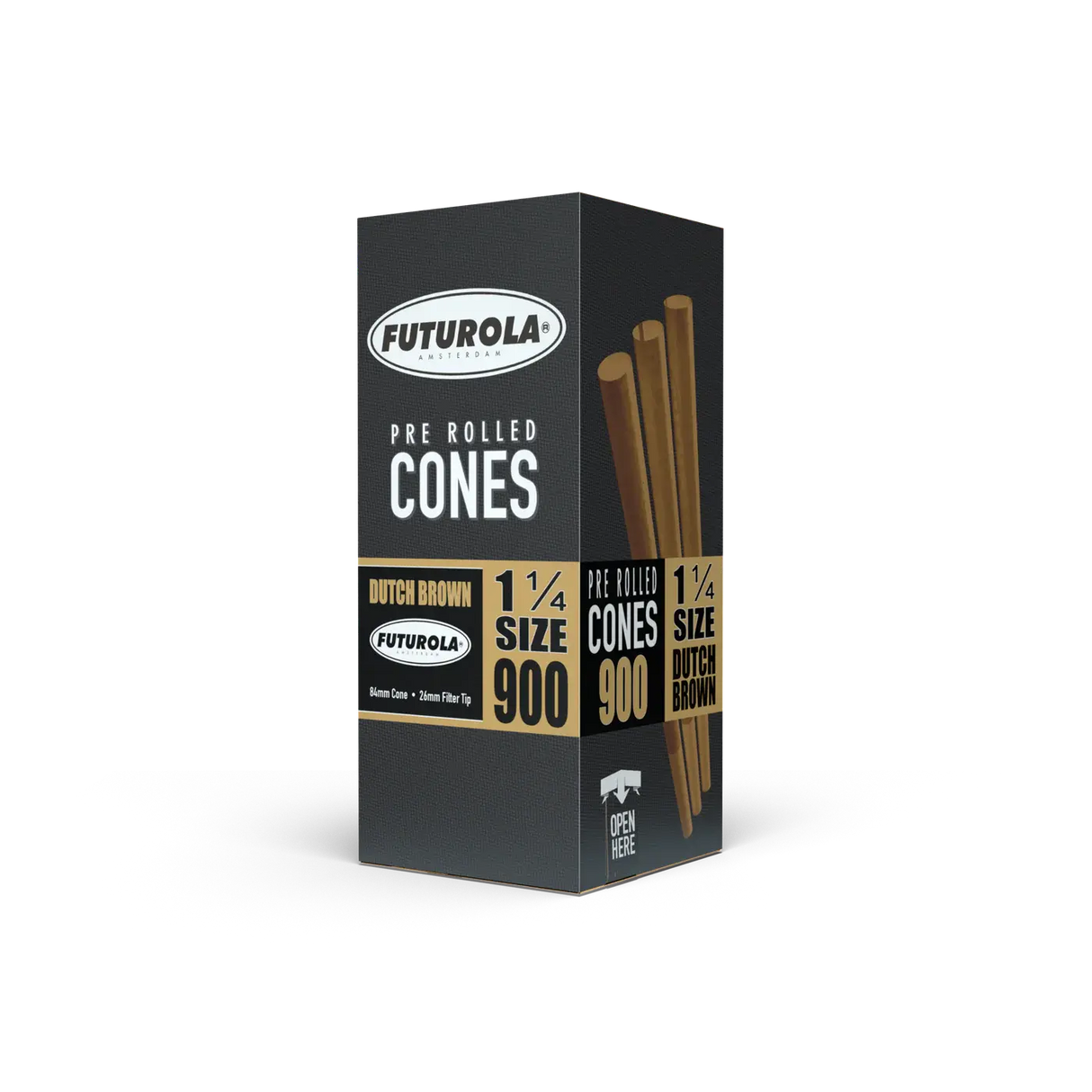 Futurola® 84/26 Standard Paper Pre-Roll Cones 1 1/4 Futurola