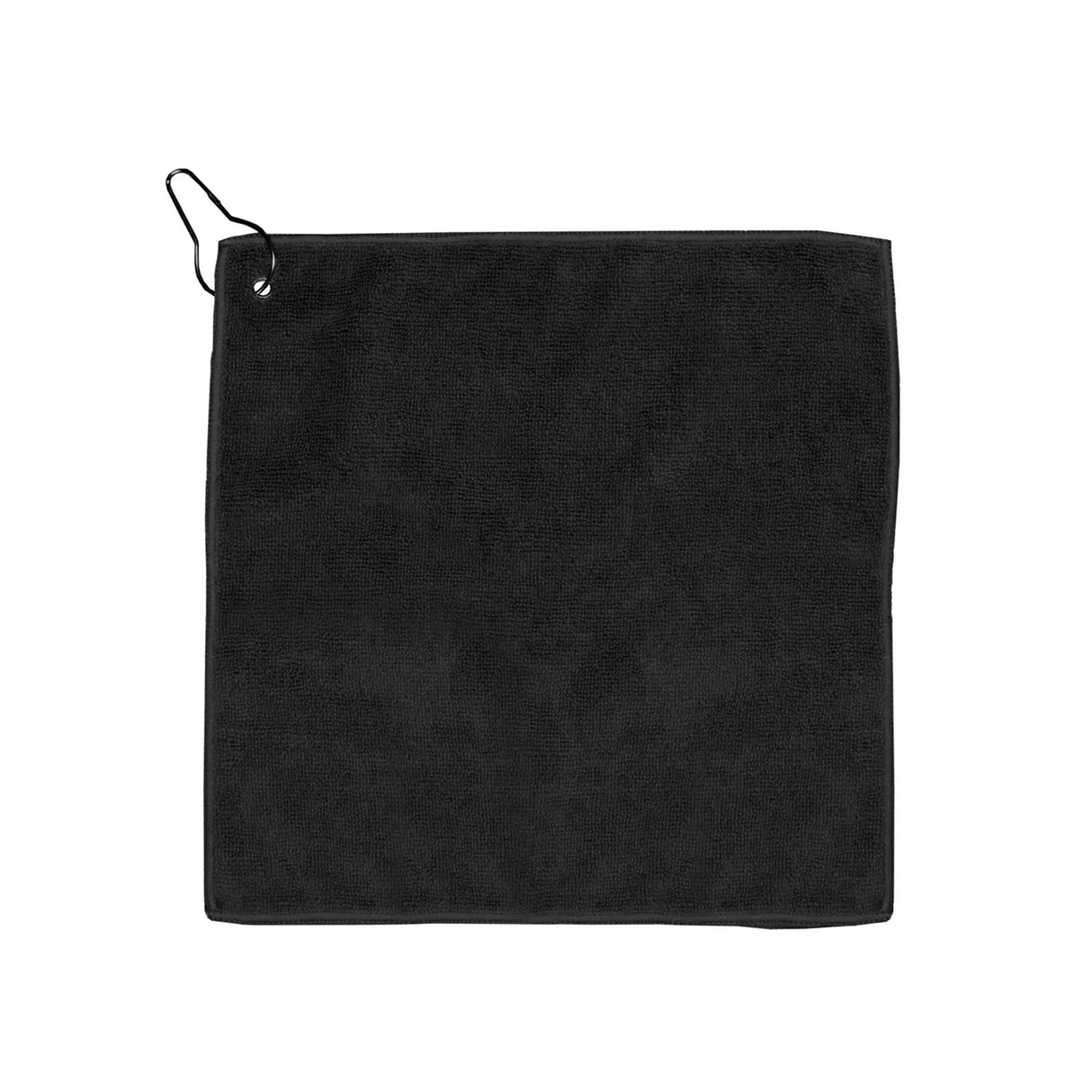 Custom 300GSM Microfiber Golf Towel with Metal Grommet and Clip HiStandards