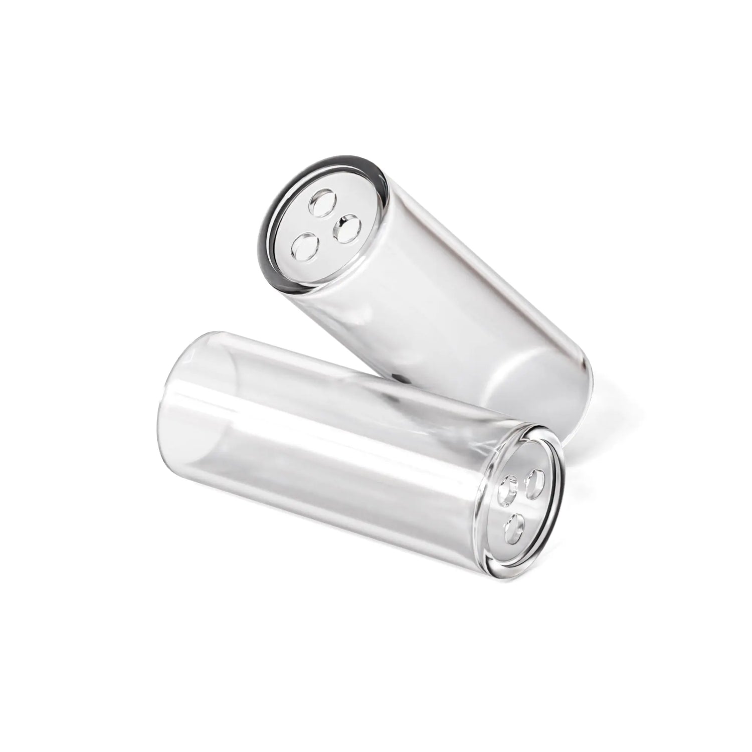 12mm Round Glass Filter Tips w/ Holes Rougar