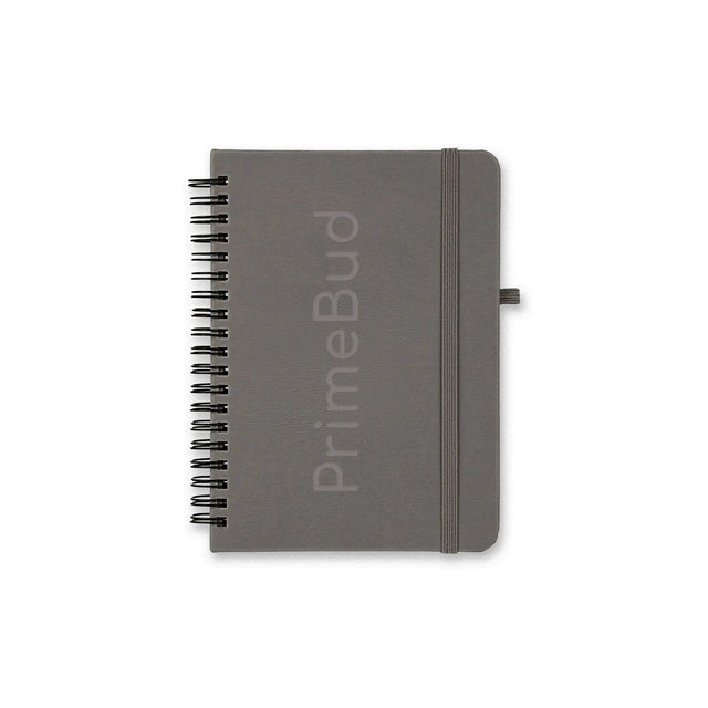 Custom 5x7 Premium UltraHyde Leather Notebook with Pen Holder HiStandards