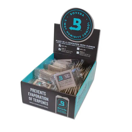 Boveda 58% RH Humidity Packs – 4g Wrapped – 100ct Retail Carton HiStandards