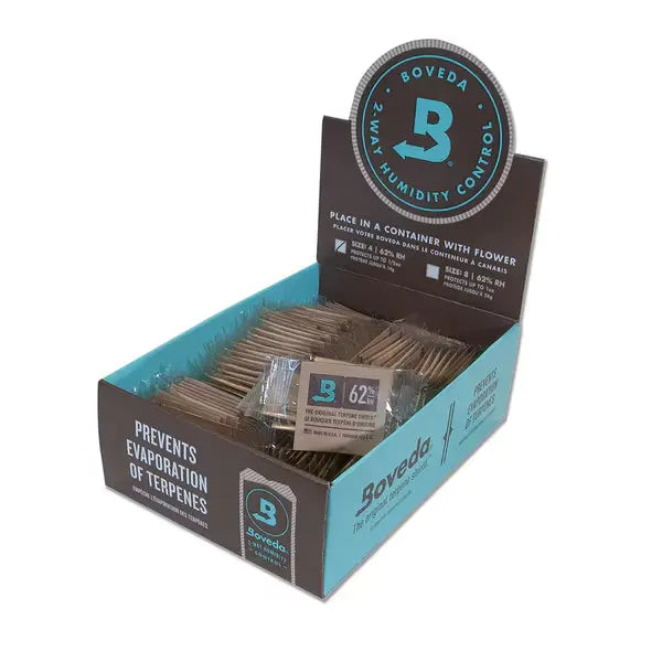 Boveda 62% RH Humidity Packs – 4g Wrapped – 100ct Retail Carton HiStandards