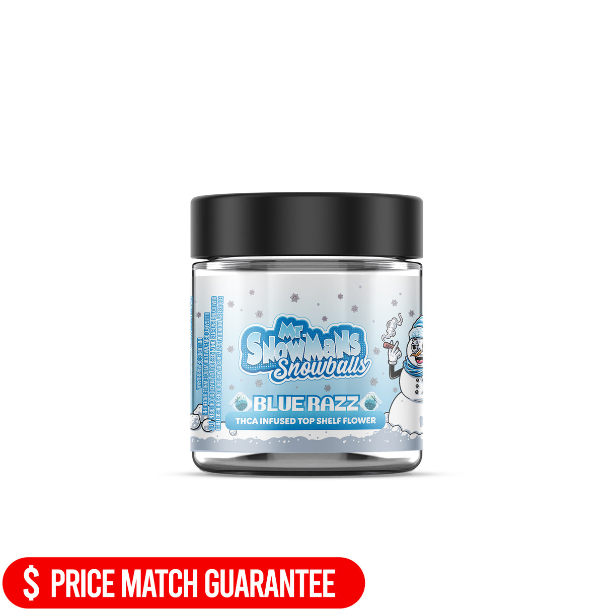 Custom Pre-labeled 3oz Child Resistant Glass Jar