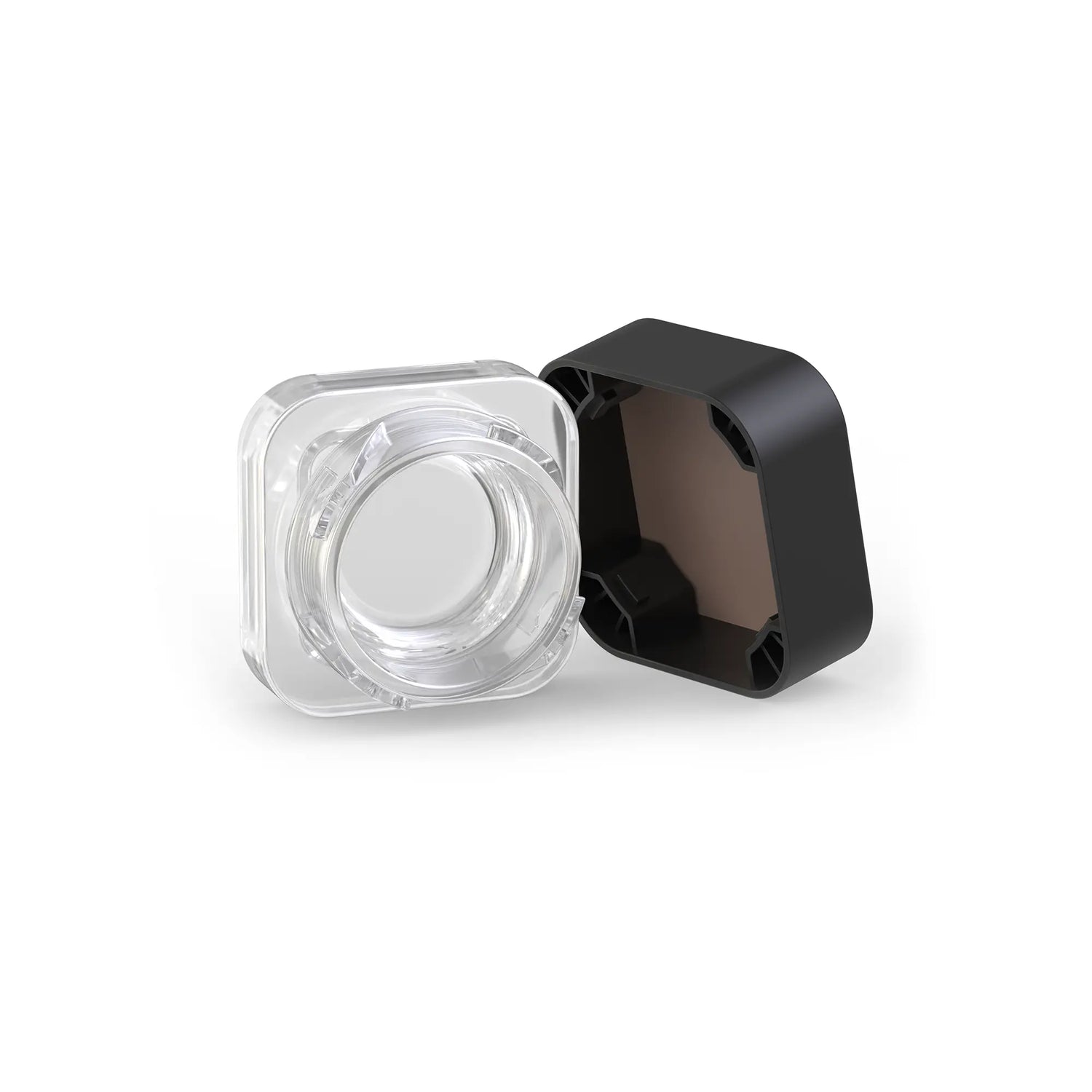 5ml Child Resistant Square Glass Concentrate Jar Rougar