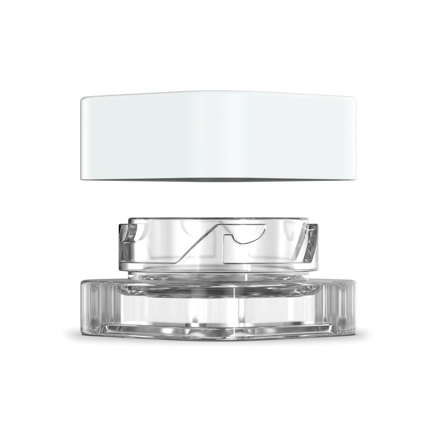 5ml Child Resistant Square Glass Concentrate Jar Rougar