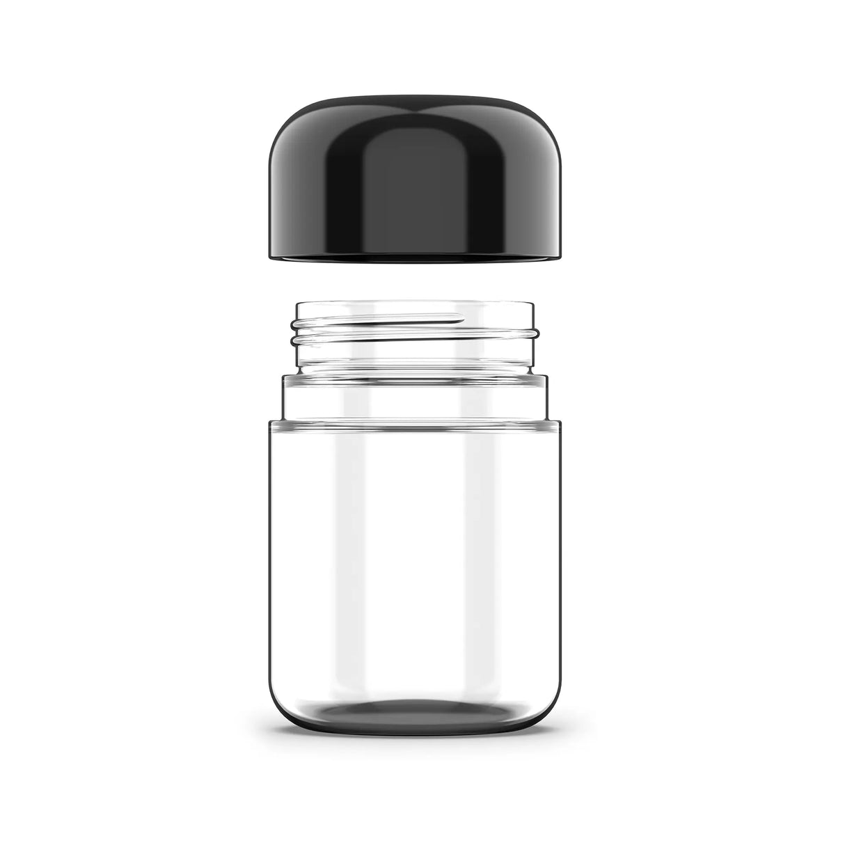 4oz Child Resistant Dome Glass Jar Rougar