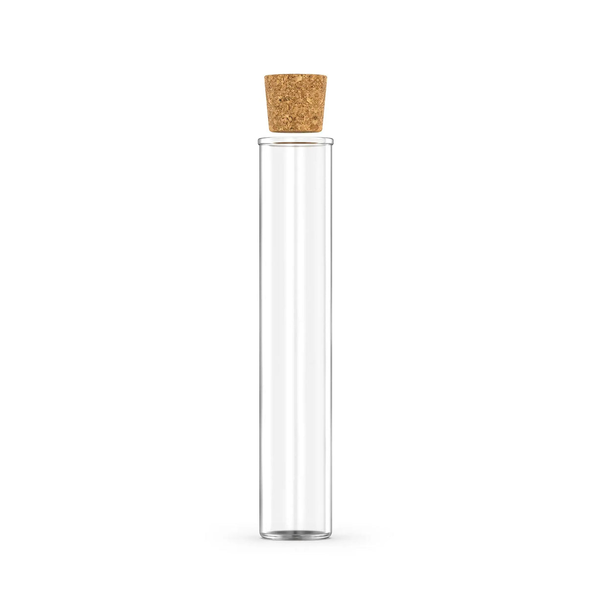 116mm Glass Pre-Roll Tube w/ Cork Lid Rougar