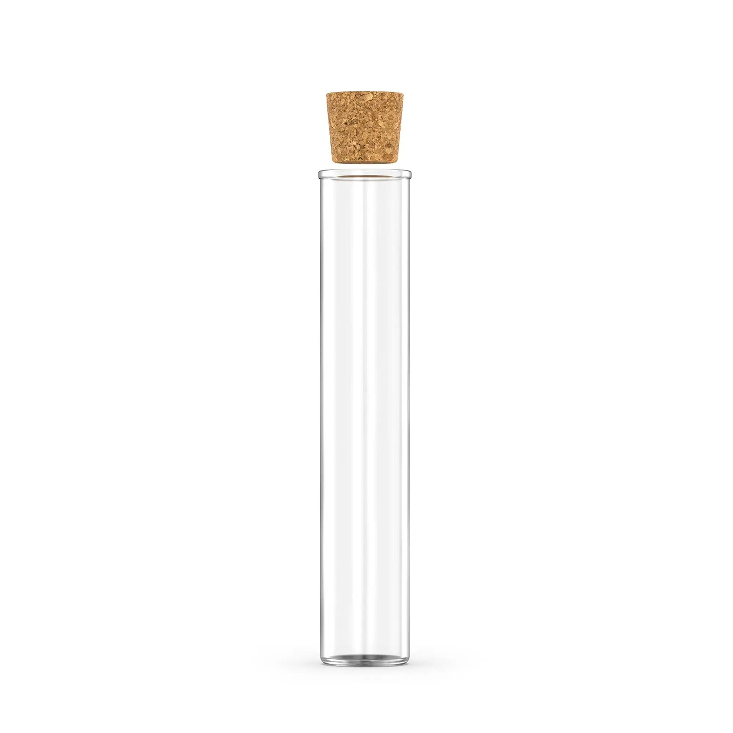 116mm Glass Pre-Roll Tube w/ Cork Lid Rougar