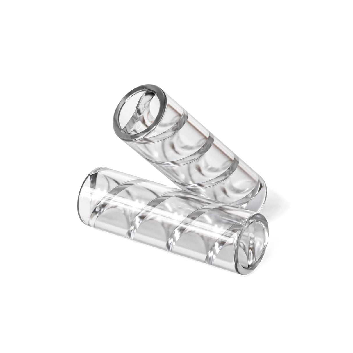 10mm Helix Noodle Glass Filter Tips - Clear 175ct