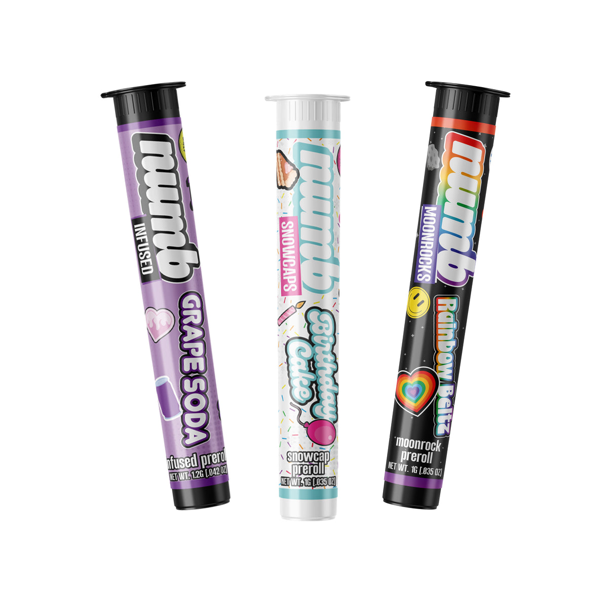 Custom Pre-Labeled 116mm Plastic Pop Top Tubes