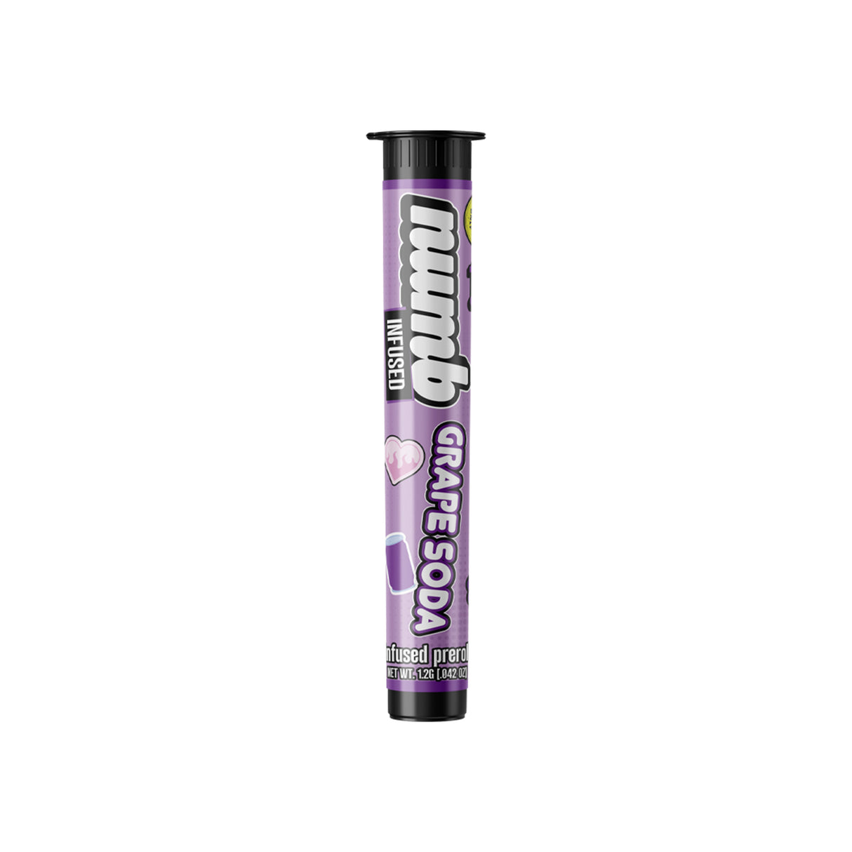 Custom Pre-Labeled 116mm Plastic Pop Top Tubes