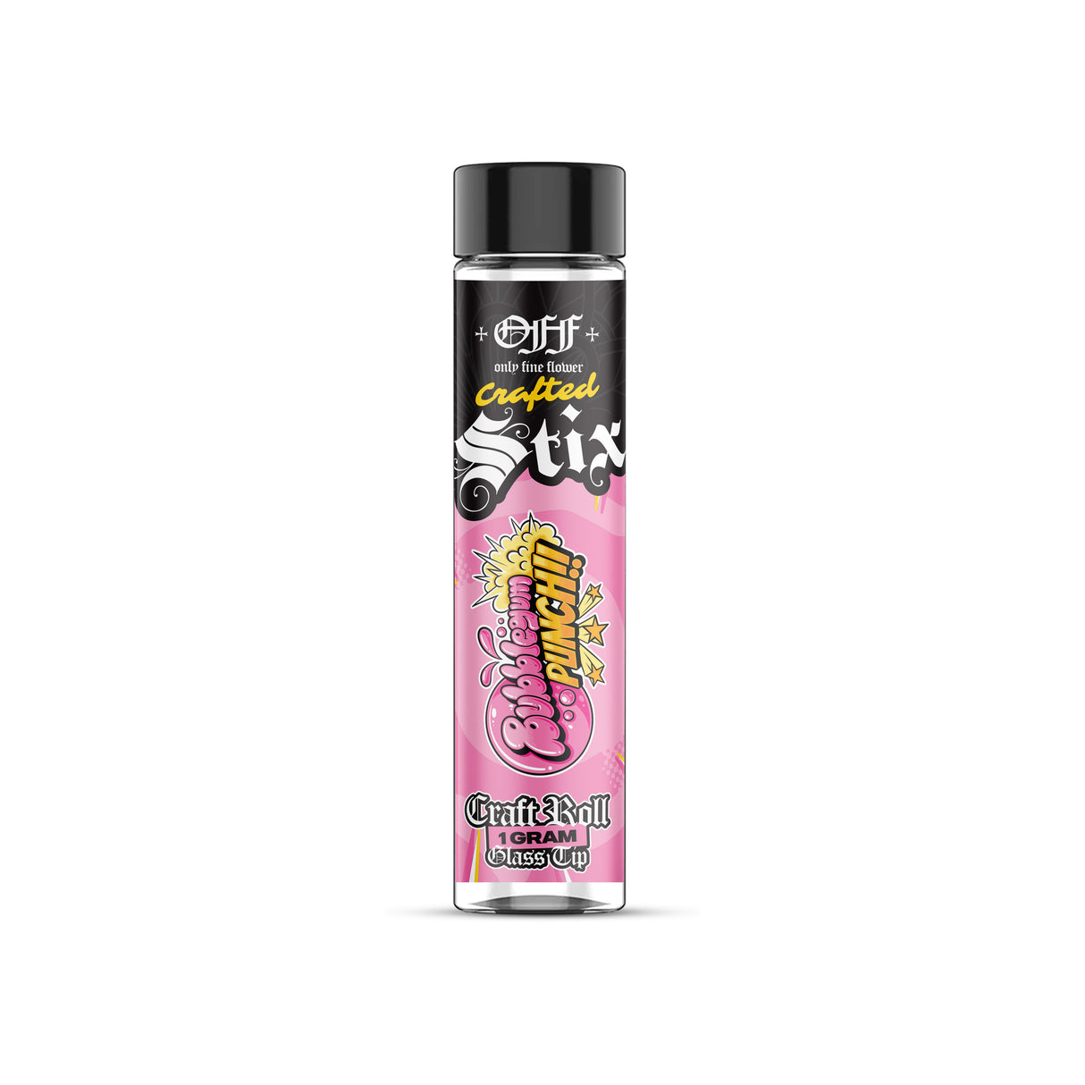 Custom Pre-labeled 90mm Child-Resistant Plastic Pre Roll Tube