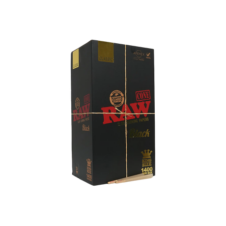 RAW® Black Bulk King Size Pre-Roll Cones HiStandards
