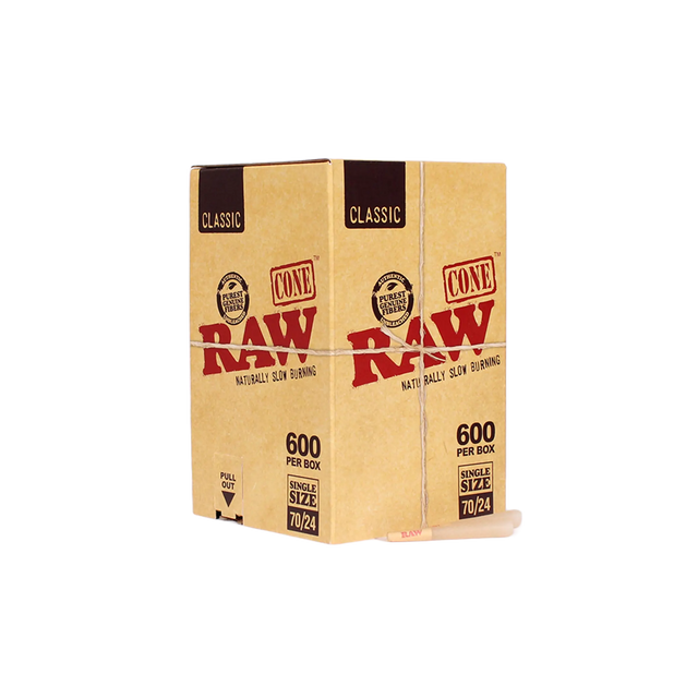 RAW® Classic Bulk 70mm/24mm Pre-Roll Cones HiStandards
