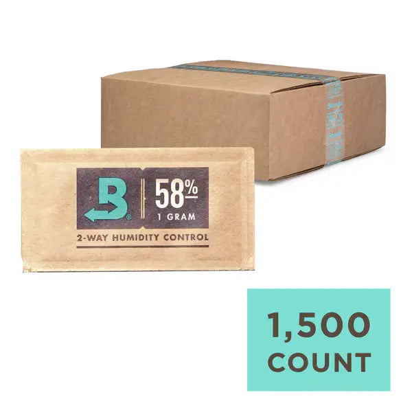 Boveda 58% RH Humidity Packs – 1g Slim Unwrapped – 1500ct HiStandards