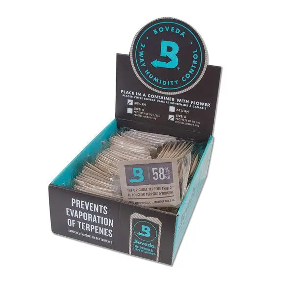 Boveda 58% RH Humidity Packs – 8g Wrapped – 400ct Master Case HiStandards