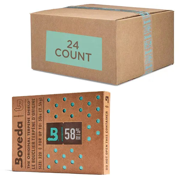 Boveda 58% RH Humidity Packs – 320g Wrapped - 24ct HiStandards