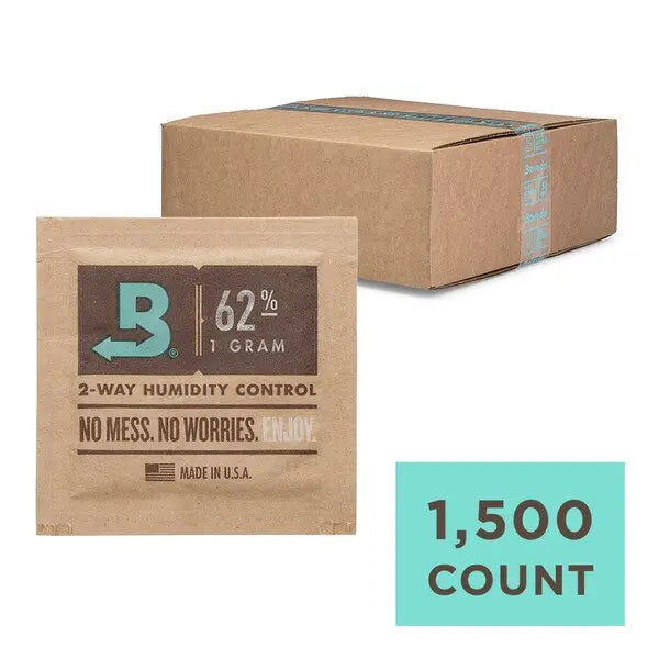 Boveda 62% RH Humidity Packs – 1g Unwrapped – 1500ct HiStandards