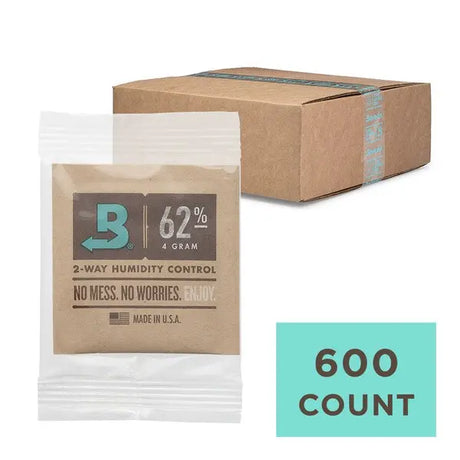 Boveda 62% RH Humidity Packs – 4g Wrapped – 600ct HiStandards