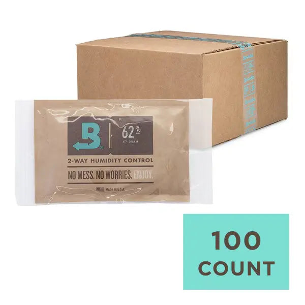 Boveda 62% RH Humidity Packs – 67g Wrapped – 100ct HiStandards
