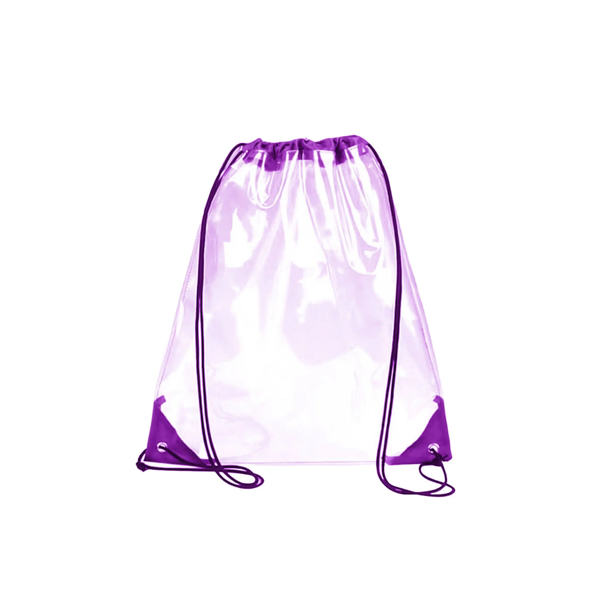 Custom PVC Clear Bag Stadium Drawstring Backpack HiStandards