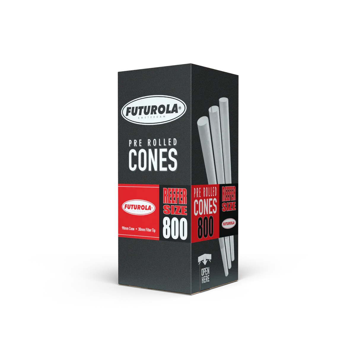 Futurola® 98/26 Slender Paper Pre-Roll Cones Reefer Futurola