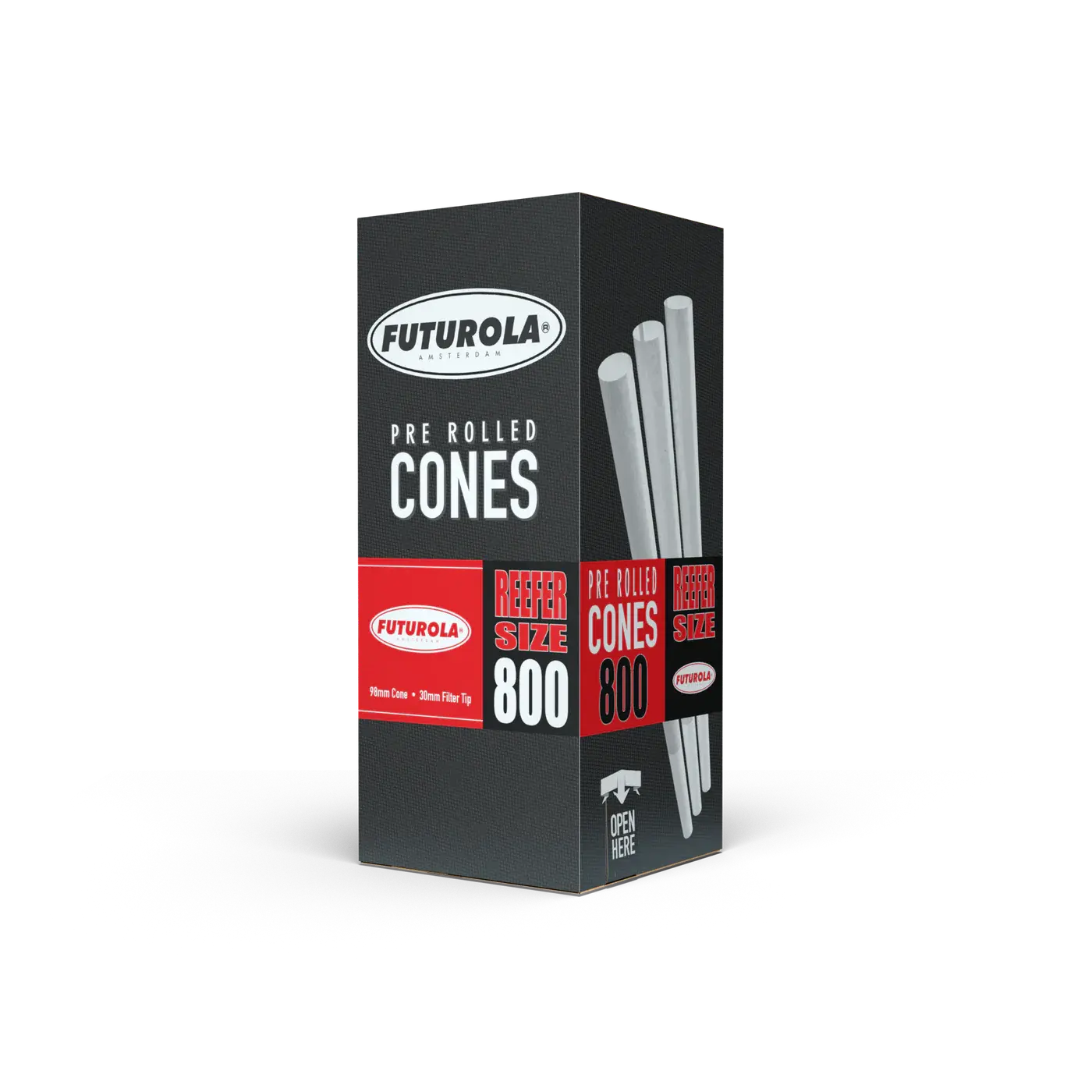 Futurola® 98/26 Slender Paper Pre-Roll Cones Reefer Futurola