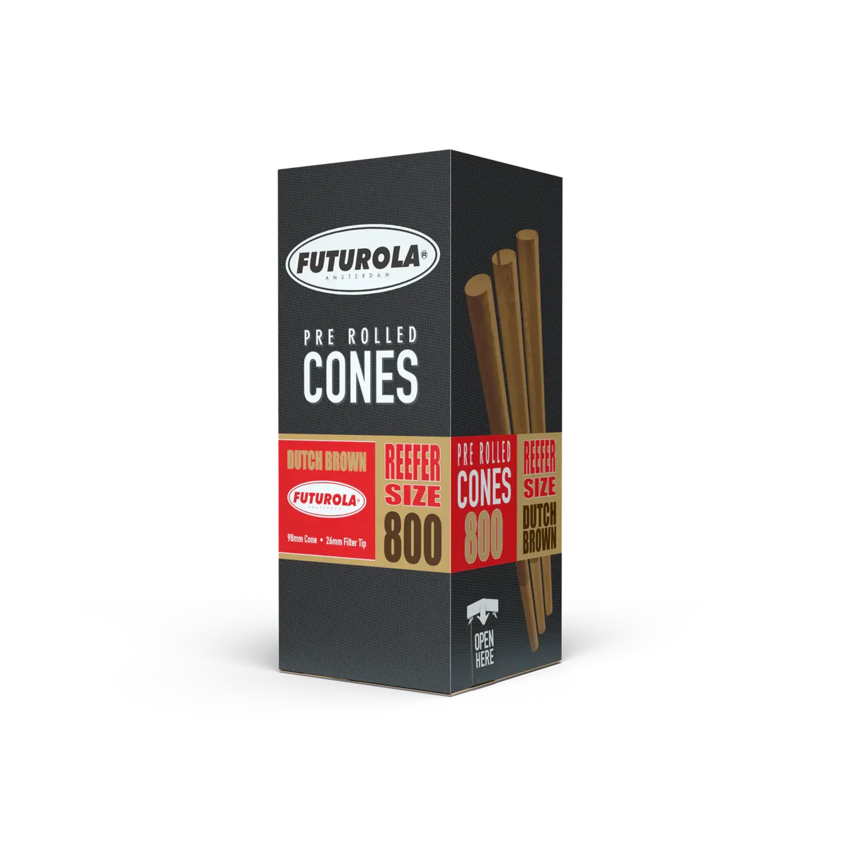 Futurola® 98/26 Slender Paper Pre-Roll Cones Reefer Futurola