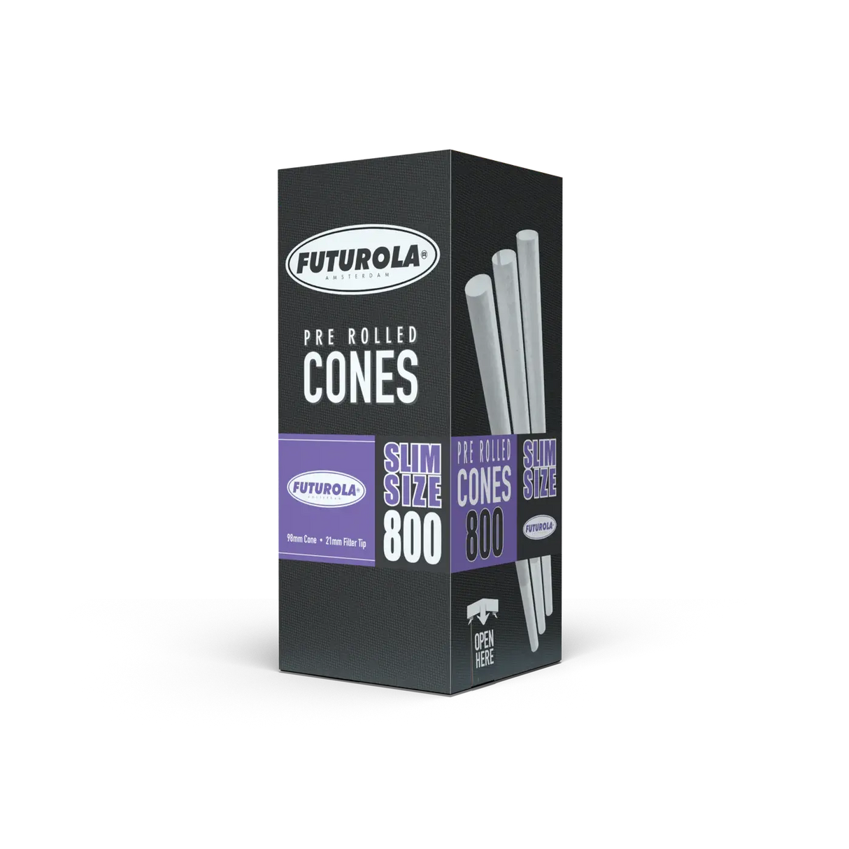 Futurola ® 98/26 Standard Paper Cones Slim Futurola