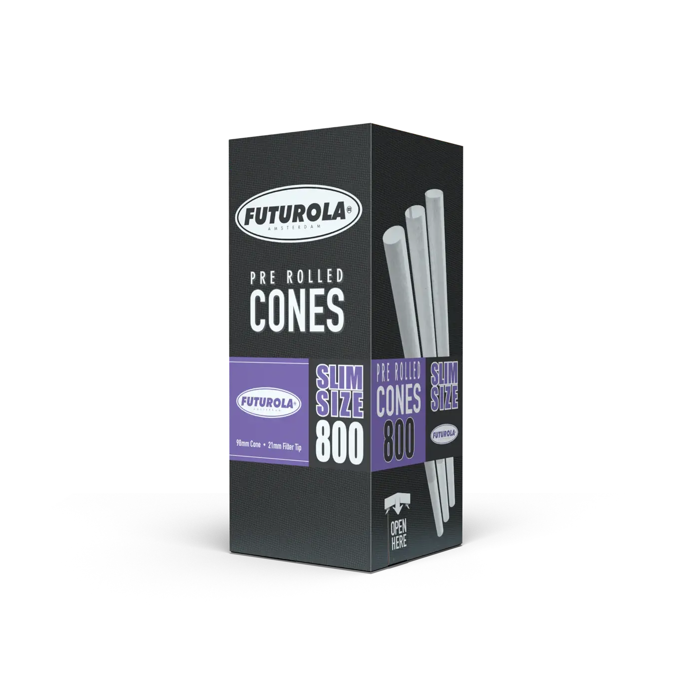 Futurola ® 98/26 Standard Paper Cones Slim Futurola