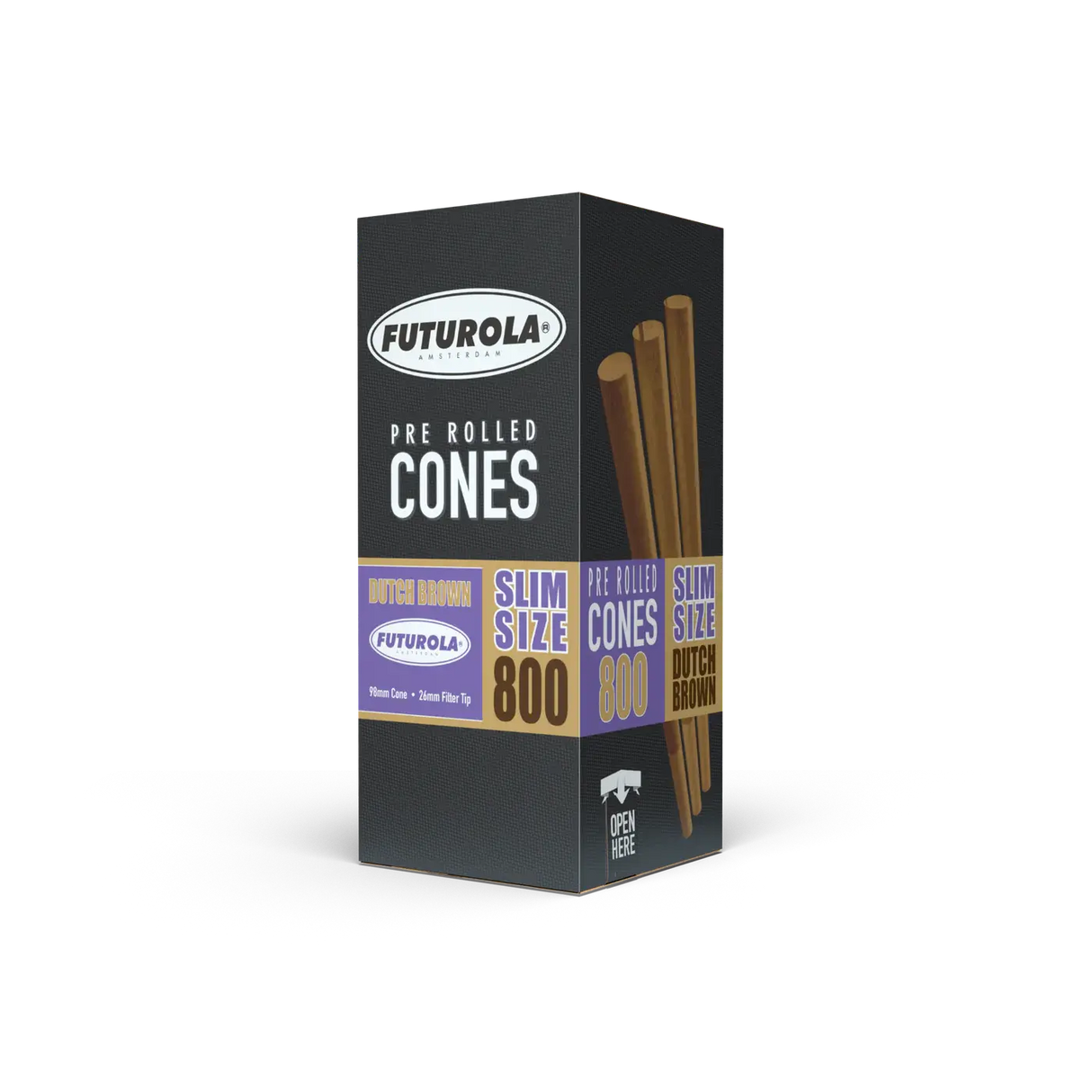 Futurola ® 98/26 Standard Paper Cones Slim Futurola