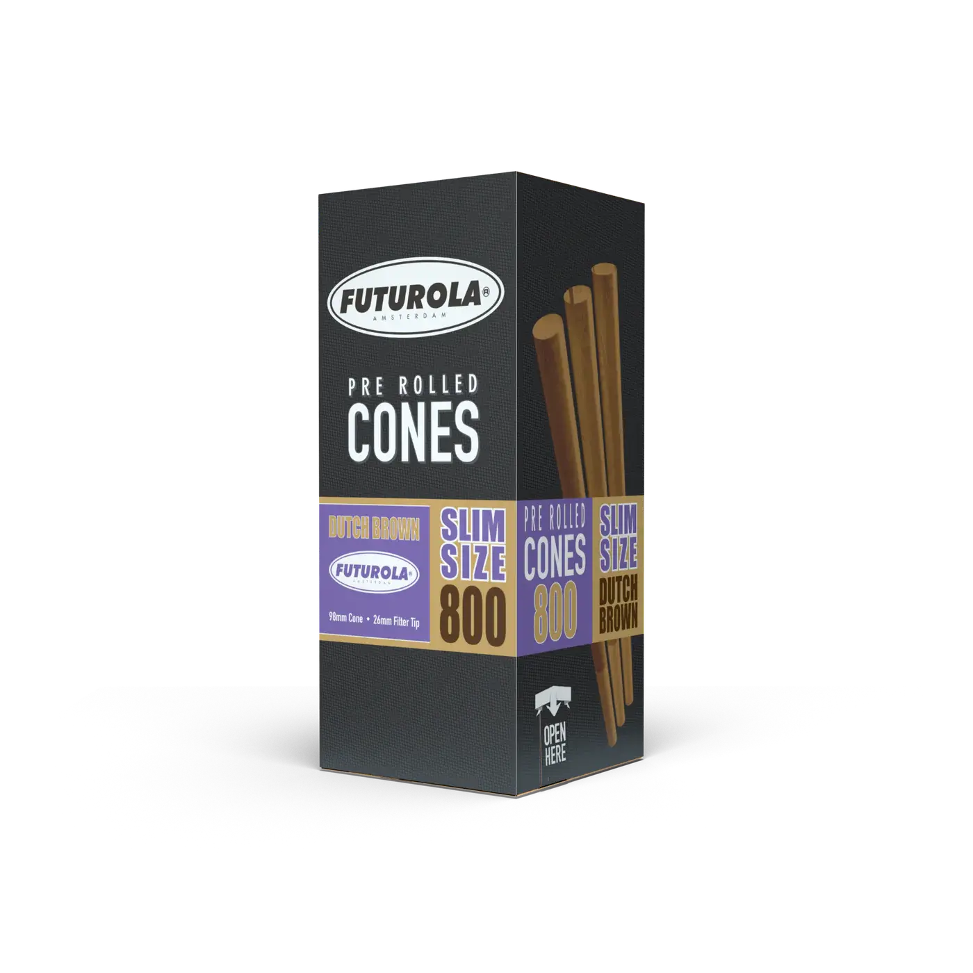 Futurola ® 98/26 Standard Paper Cones Slim Futurola