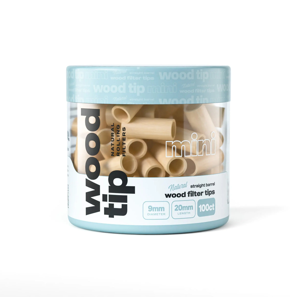 9mm WoodTip™ Mini Wood Filter Tips WoodTip
