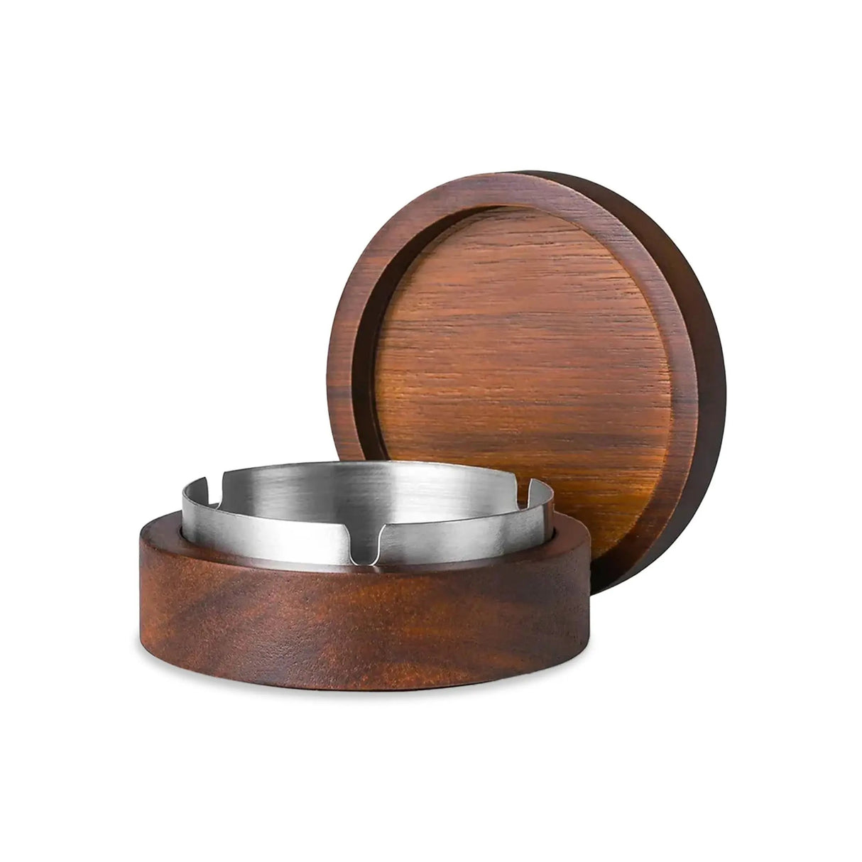 Custom Wooden Ashtray with Lid HiStandards