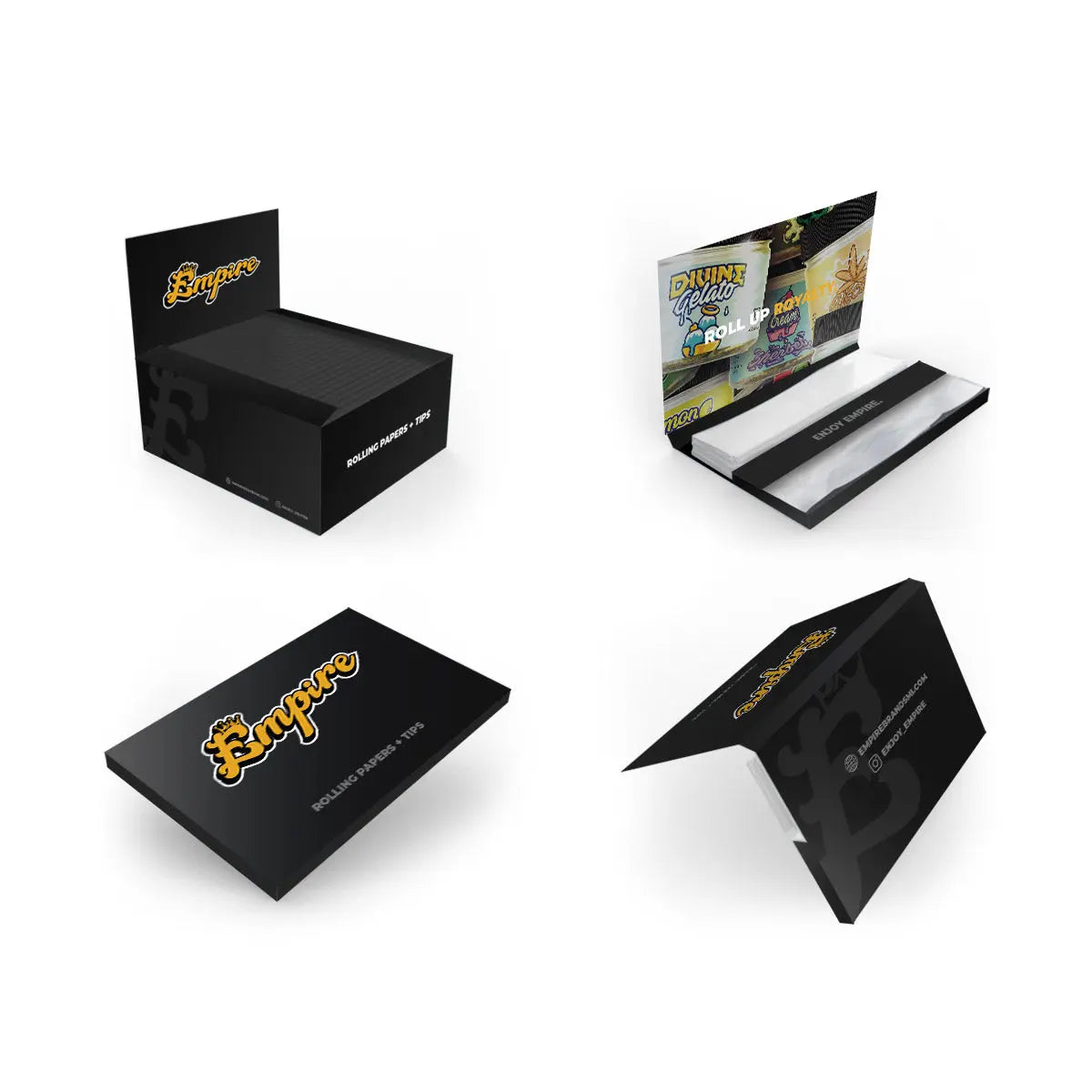 Custom 1 1/4in Rolling Papers + Tips HiStandards