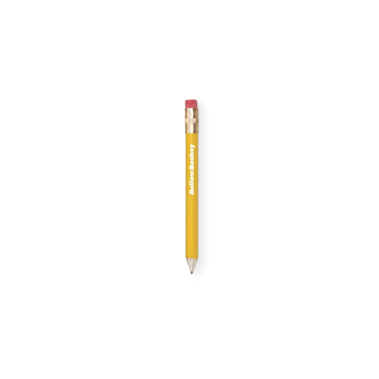Custom Round Wooden Golf Pencil with Eraser