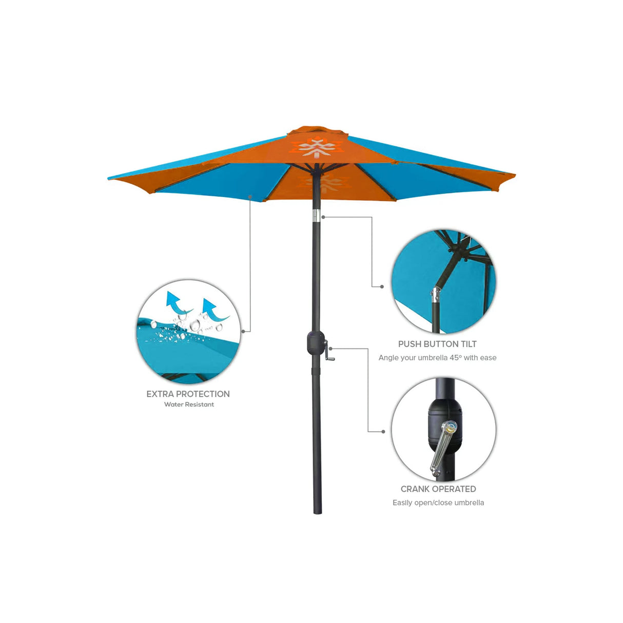 *Custom 9 ft. Patio Umbrella HiStandards