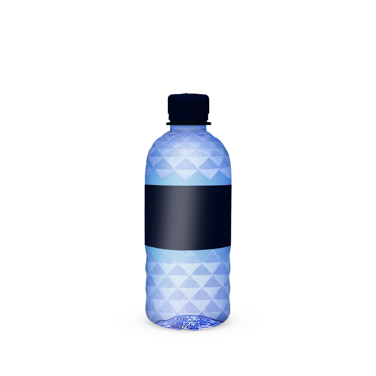 Custom Blue Diamond Cut Bottle 12oz with Premium Cap Color HiStandards