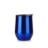 Custom Stainless Steel Stemless Wine Glass With PP Lining 12oz