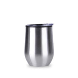 Custom Stainless Steel Stemless Wine Glass With PP Lining 12oz