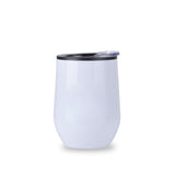 Custom Stainless Steel Stemless Wine Glass With PP Lining 12oz
