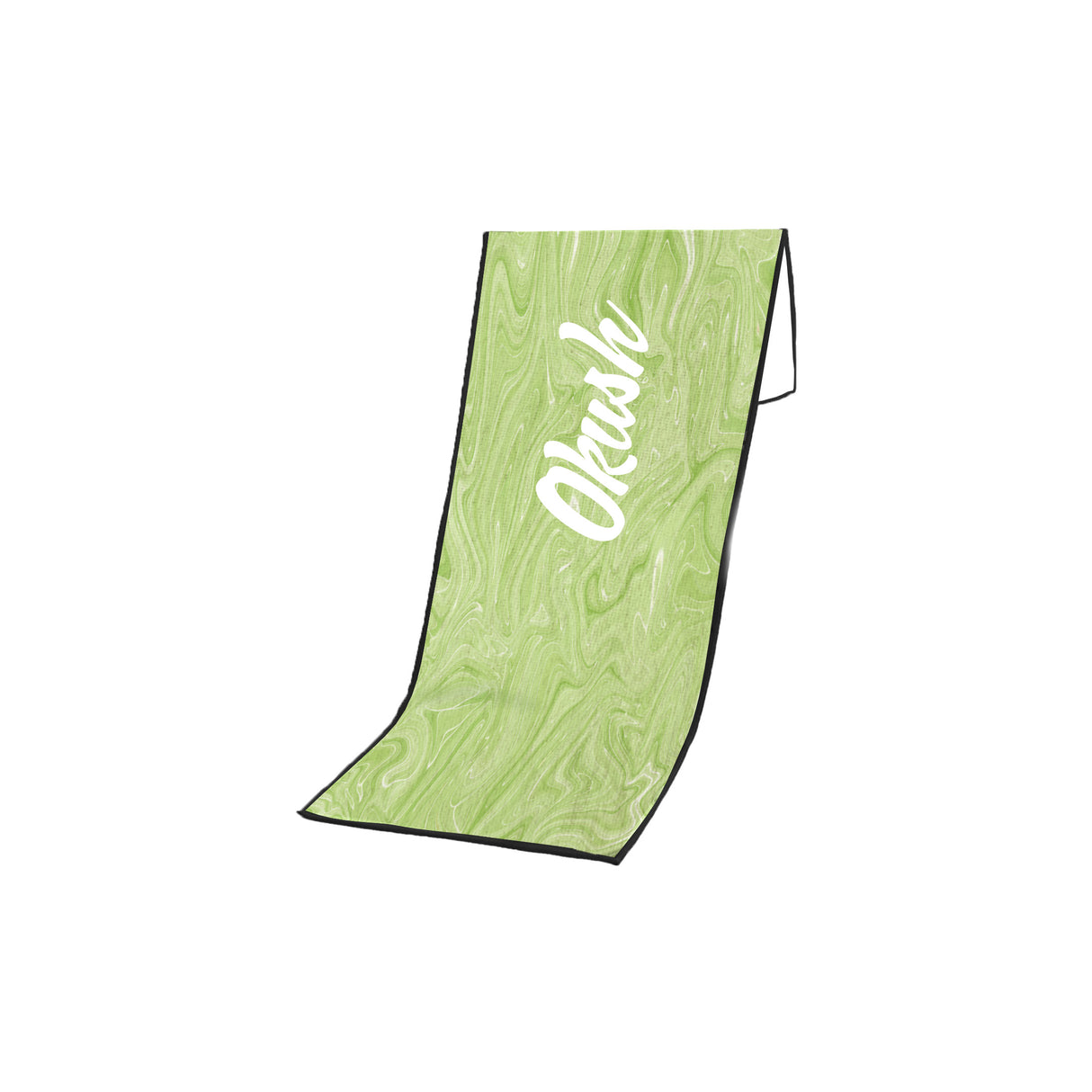 Custom 12"x 20" Sublimated Plush Microfiber Golf Towel w/ Grommet