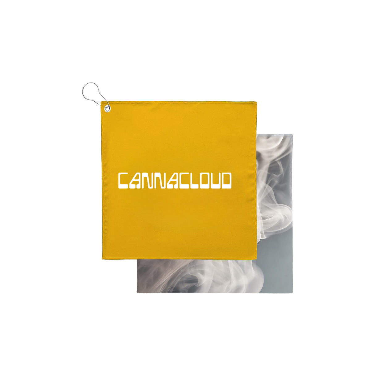Custom 12x12 Sublimated Golf Towel w/Grommet - 200GSM - Sublimation