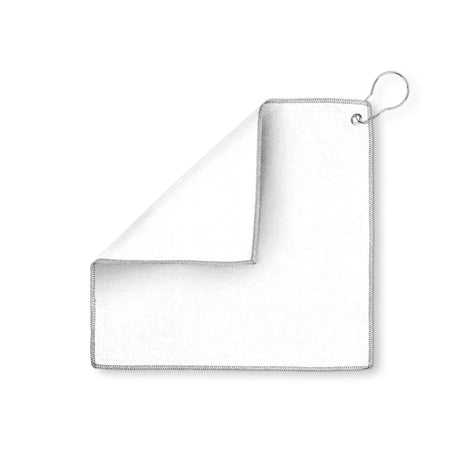Custom 12" Recycled Golf Towel with Carabiner HiStandards