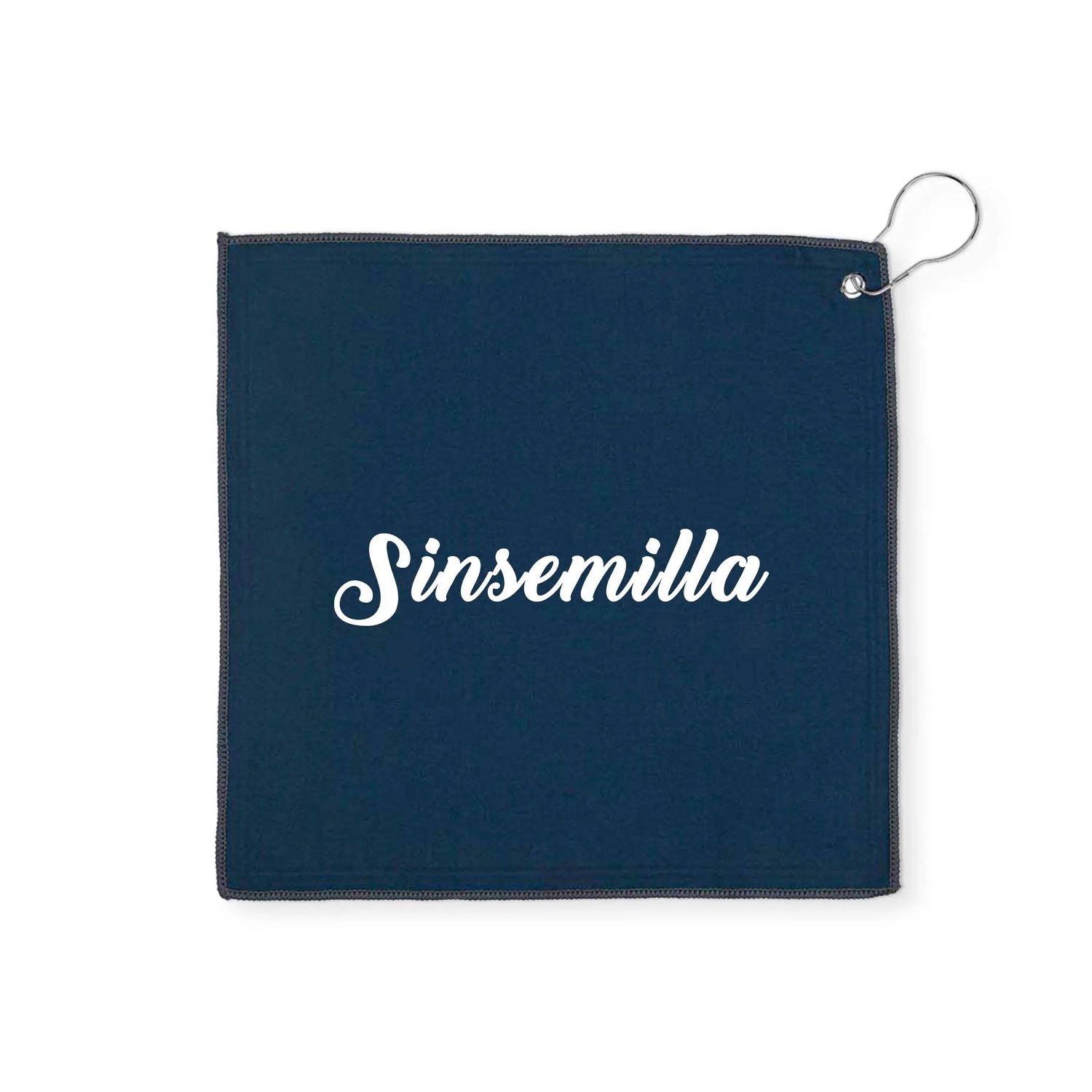 Custom 12" Recycled Golf Towel with Carabiner HiStandards