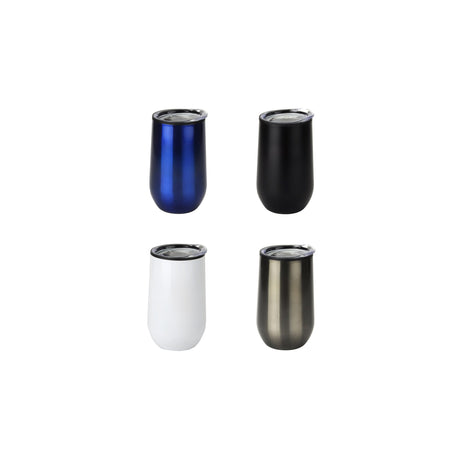 Custom Stainless Steel Stemless Wine Glass With PP Lining 14oz