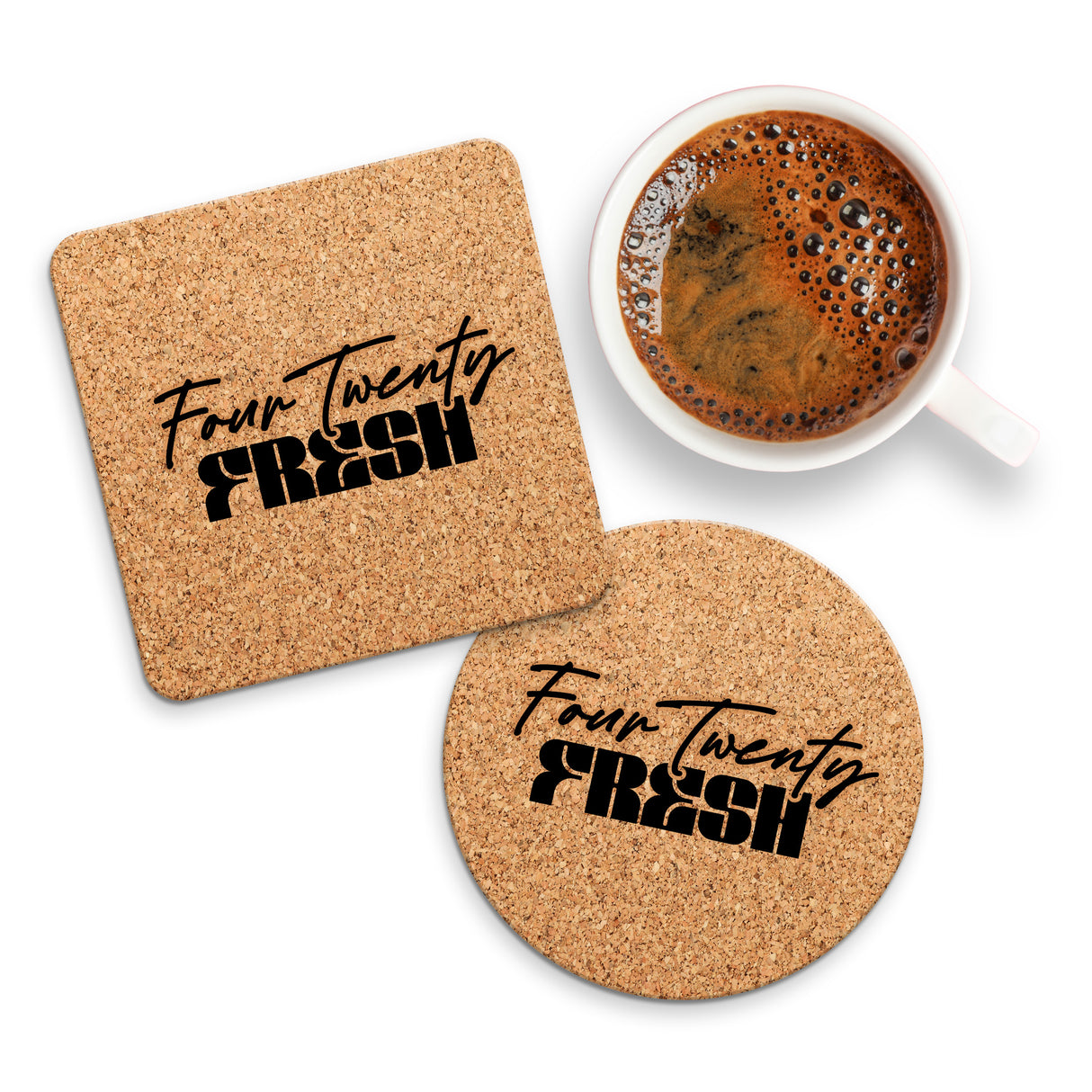 Custom Cork & Fiberboard Beverage Coaster
