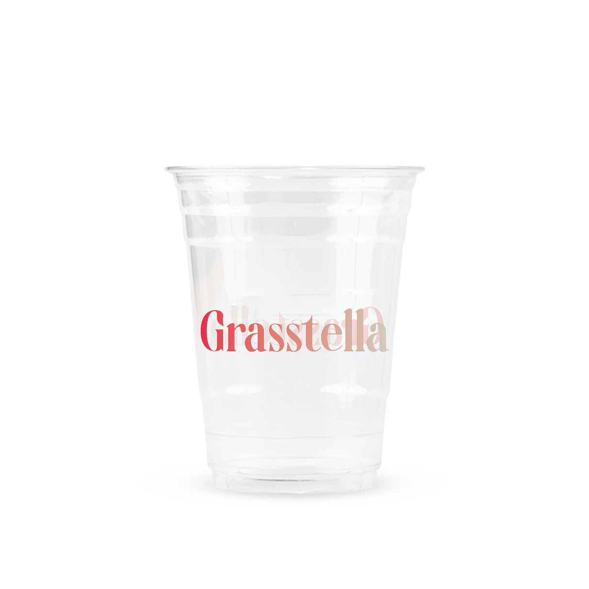 Custom 16 oz. Clear PET Plastic Cup